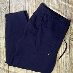 Eddie Bauer Mens Sleepwear Drawstring Navy Pants